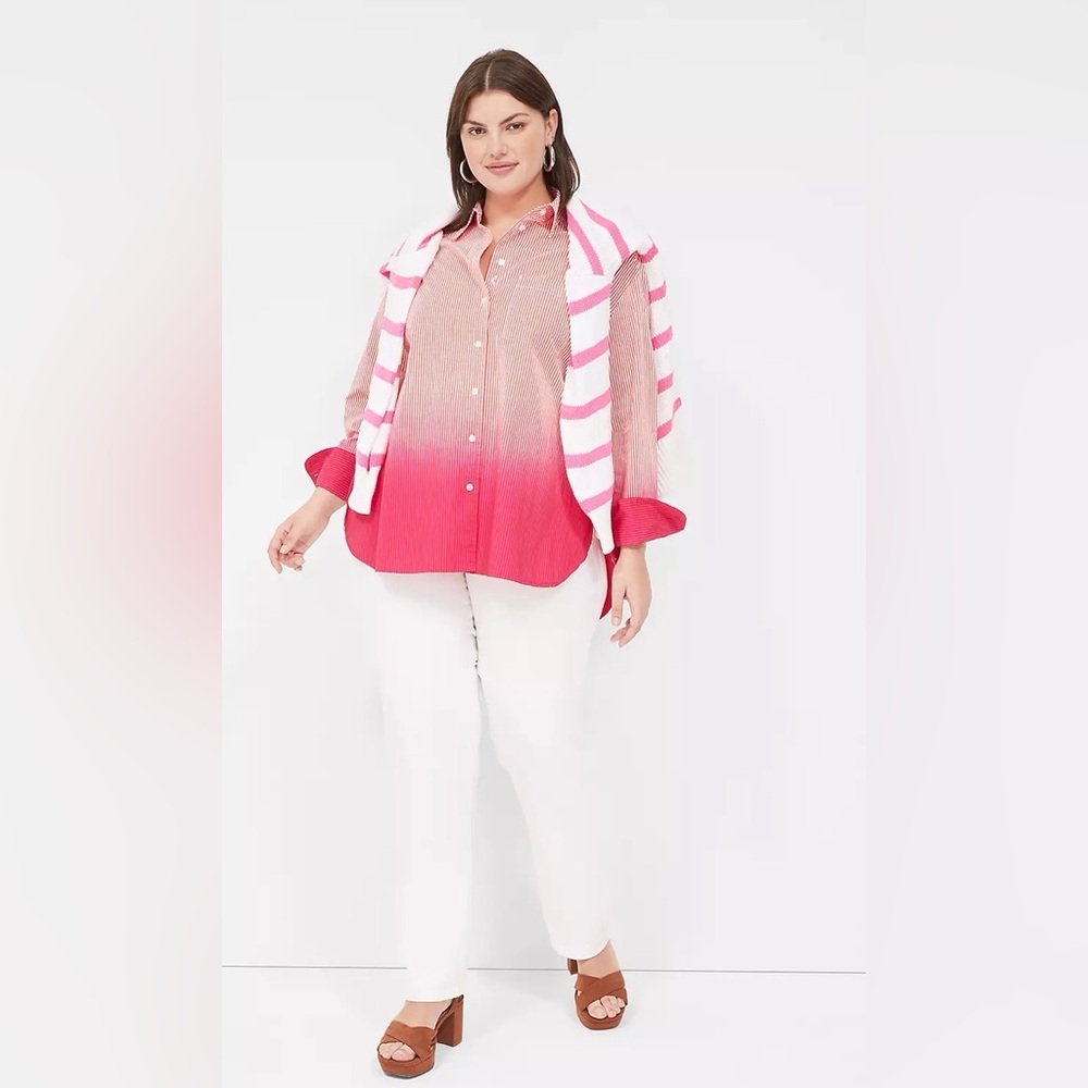 Classic long-sleeved button-down shirt for ladies
LaneBryant size 26/28 - Picture 3 of 7